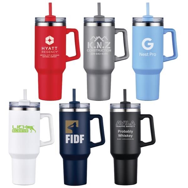 Main Product Image for Custom Printed Vacuum Insulated Tumbler Mug 40 oz