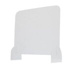 40" x 32" Protective Acrylic Counter Barrier Blank - Clear