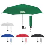 42" Arc Telescopic Umbrella with 100% RPET Canopy - Green