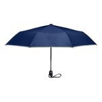 42" Auto Open Umbrella with Reflective Trim - Blue-navy