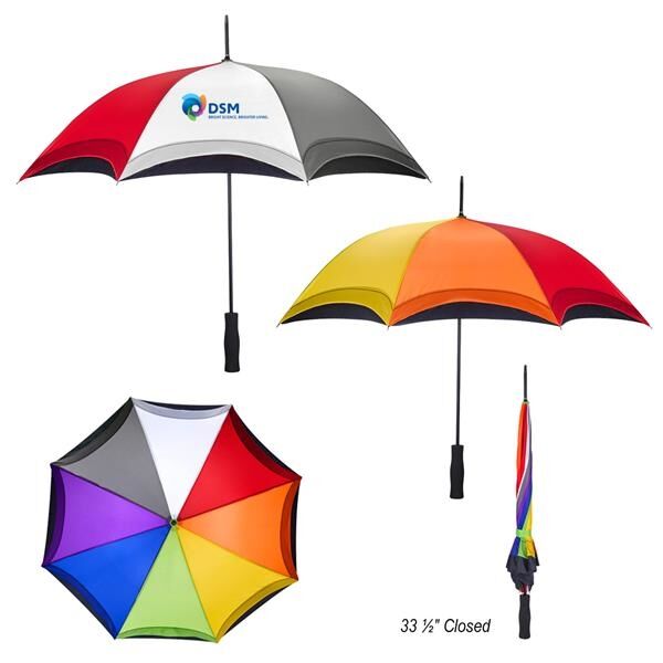 Main Product Image for Giveaway 46" Arc Rainbow Umbrella