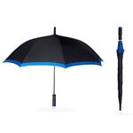 46" Fashion Umbrella with Auto Open - Blue-reflex