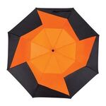 46" Vented Pinwheel Folding Umbrella -  