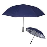 48" Arc Blanc Noir Inversion Umbrella -  