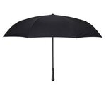 48" Arc Rain Drops Inversion Umbrella - Black with White