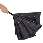 48" Arc Rain Drops Inversion Umbrella -  