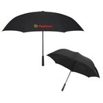 48" Arc Two-Tone Inversion Umbrella - Black With Black