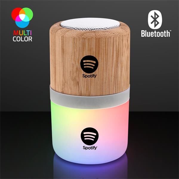 Main Product Image for 4.25" Light Up Speaker, Bluetooth + Rechargeable