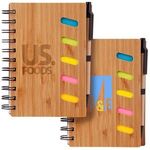 Buy 4.75 x 6 Bamboo Notebook with Pen & Sticky Notes