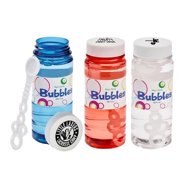 Main Product Image for Translucent 4oz. Bubbles Imprinted On Cap