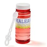 4oz. Bubbles in Translucent Bottle - Translucent Red