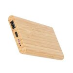 5,000 mAh Bamboo Type-C Power Bank - Bamboo