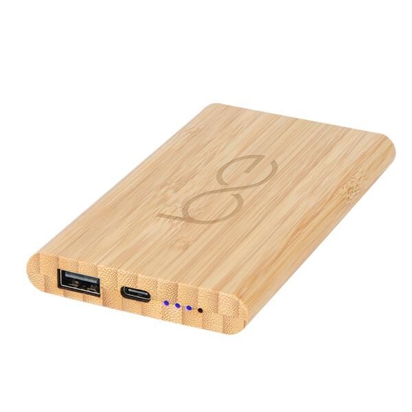 Main Product Image for 5,000 mAh Bamboo Type-C Power Bank