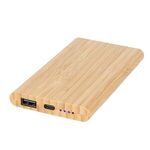 5,000 mAh Bamboo Type-C Power Bank -  