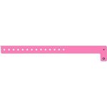 5/8" Wide Super Plastic Wristband - Day Glow Pink 211