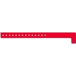 5/8" Wide Super Plastic Wristband - Red 185