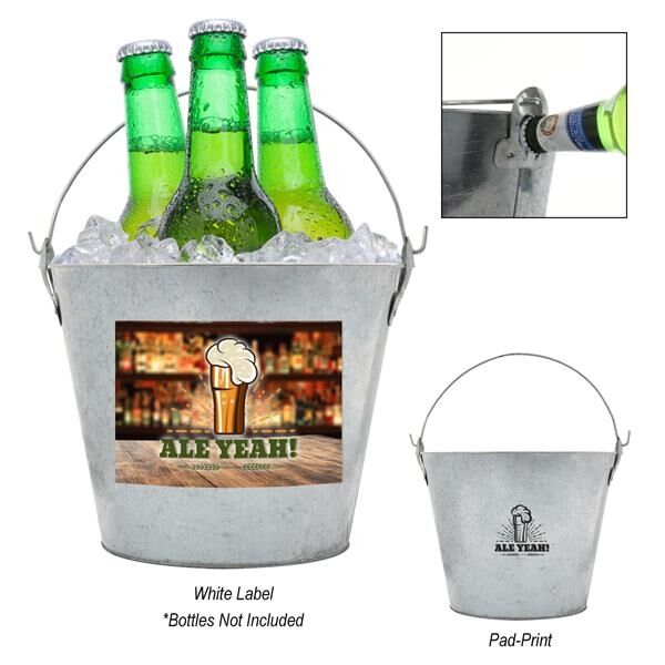 Main Product Image for Custom Printed 5 Liter Bevy Beverage Bucket