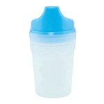 5 oz Non Spill Baby Cup - White With Blue