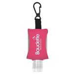 5 Oz. Hand Sanitizer With EVA Case and Clip - Pink