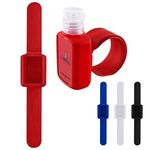 5 Oz. Hand Sanitizer With Slap Wristband - Red