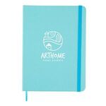 5" x 7" Metallic Journal Notebook - Metallic Light Blue