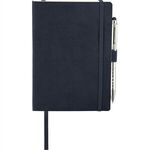 5" x 7" Revello Soft Bound JournalBook® - Navy (ny)