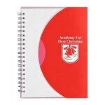5" x 7" Spiral Notebook - Frost Red