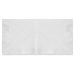 5"x5.375" White 3-Ply Off-Folded Beverage Napkins - White
