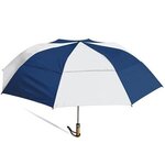 58" Arc Haas-Jordan(TM) Maelstrom Umbrella - Navy Blue With White