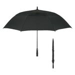 58" Arc Windproof Vented Umbrella - Black