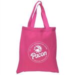 5.5 oz. Economy Cotton Canvas Tote Bag - Hot Pink