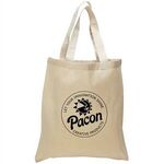 5.5 oz. Economy Cotton Canvas Tote Bag - Natural