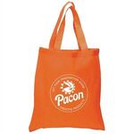 5.5 oz. Economy Cotton Canvas Tote Bag - Orange