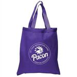5.5 oz. Economy Cotton Canvas Tote Bag - Purple