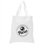 5.5 oz. Economy Cotton Canvas Tote Bag - White