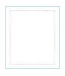 5D Rectangle Magnet - White