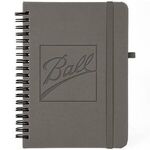 5x7 Premium UltraHyde Leather Notebook with Pen Holder