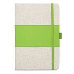 5x7 Soft Cover PU & Heathered Fabric Journal -  