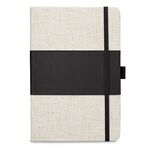 5x7 Soft Cover PU & Heathered Fabric Journal -  