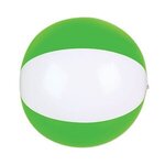 6" Beach Ball - Green-white