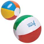 6" Multi Color Beach Ball -  