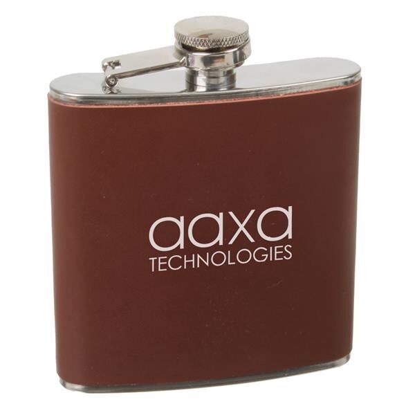 Main Product Image for 6 oz Leather Flask