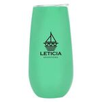 6 Oz. Korabel Stemless Champagne Flute - Seafoam Green