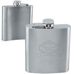 6 oz. Stainless Steel Flask -  