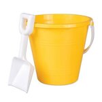 6" Pails with Shovel - Yellow