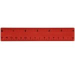 6" Plastic Ruler - Red