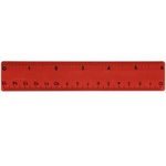 6" Plastic Ruler - Red