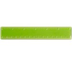 6" Plastic Ruler - Translucent Lime