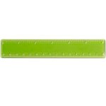 6" Plastic Ruler - Translucent Lime