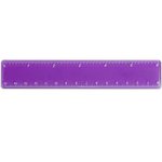6" Plastic Ruler - Translucent Purple